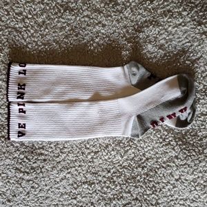NWOT VS PINK Knee High Logo Socks